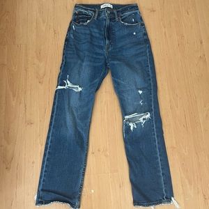 Abercrombie ankle straight jean